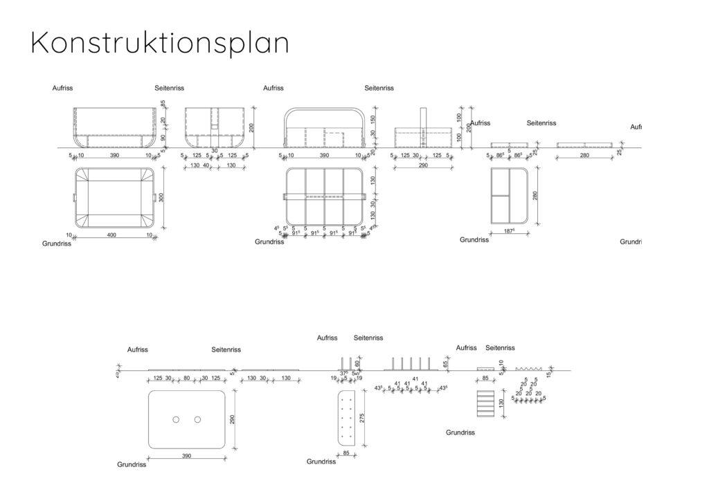 Konstruktionsplan von Crafty-Box