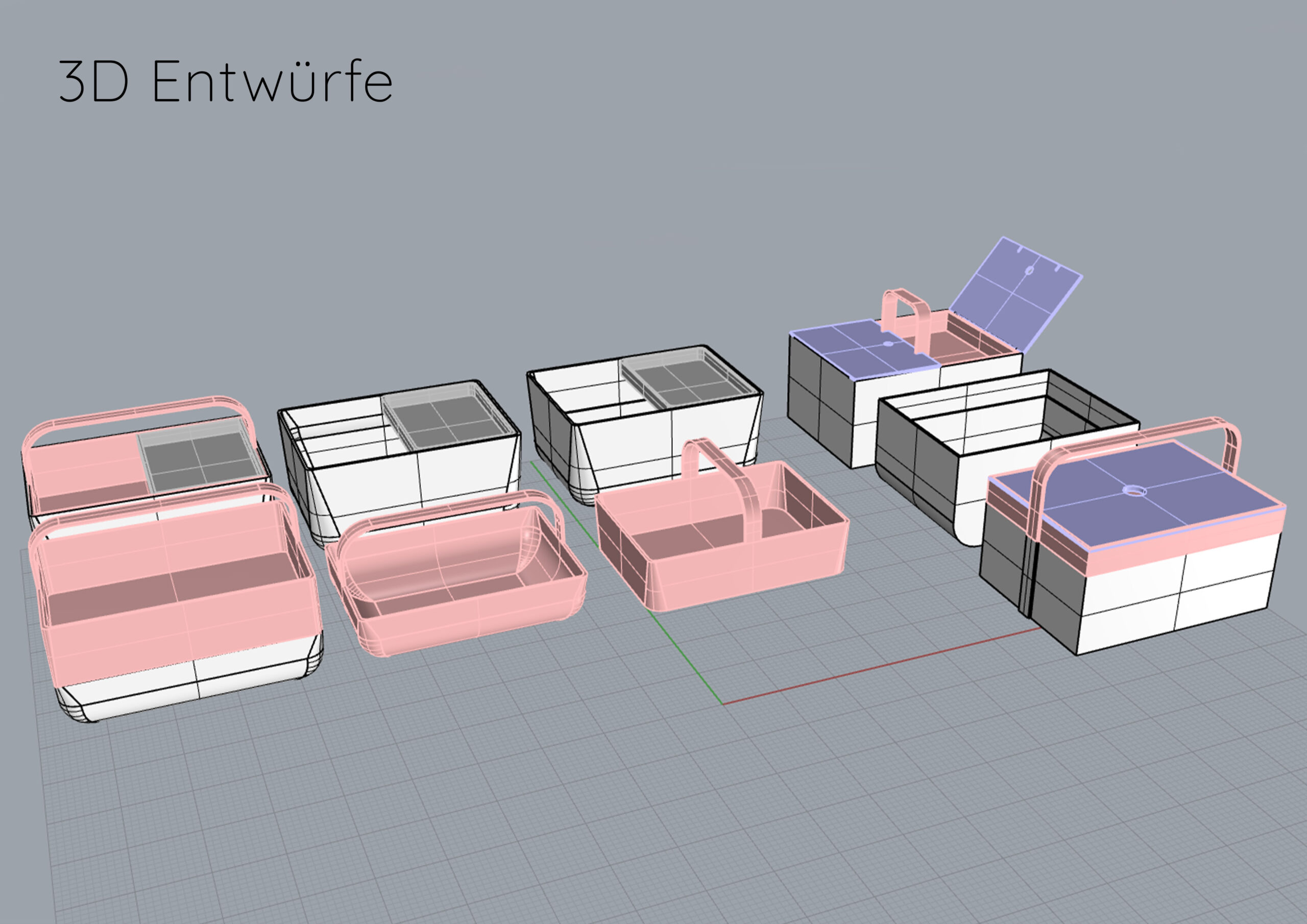 3D Entwürfe von Crafty-Box